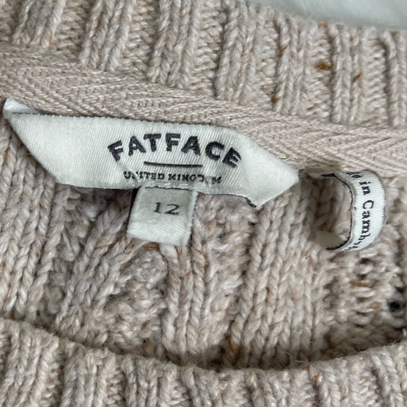 FAT FACE Waffle Sweater - Picture 3 of 5